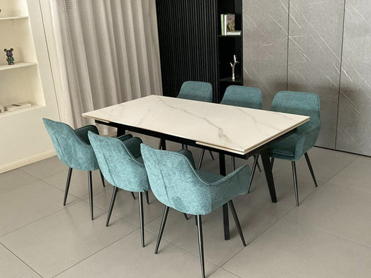 Newport Dining Set White