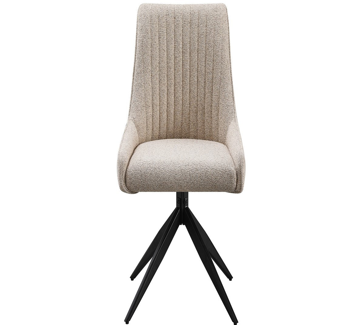 Russell Dining Chair with 360 Executive Spin Beige