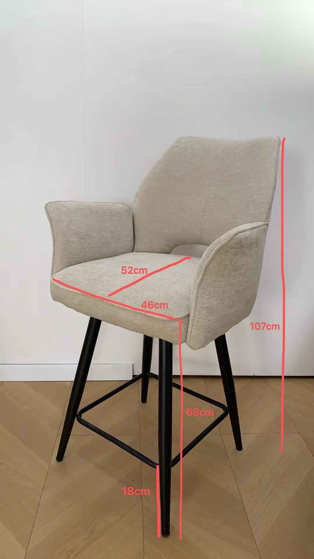 Tulip Bar Stool-Large