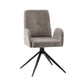 Boston Chair with 360 Executive Spin and Armrest, Grey