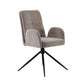 Boston Chair with 360 Executive Spin and Armrest, Grey