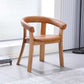Carlos Dinning Chair, Brown PU Leather