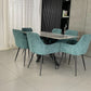 Joshua Ceramic Dining Set Grey