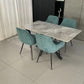 Joshua Ceramic Dining Set Grey