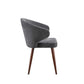 Harvey Scoop Chair, Grey