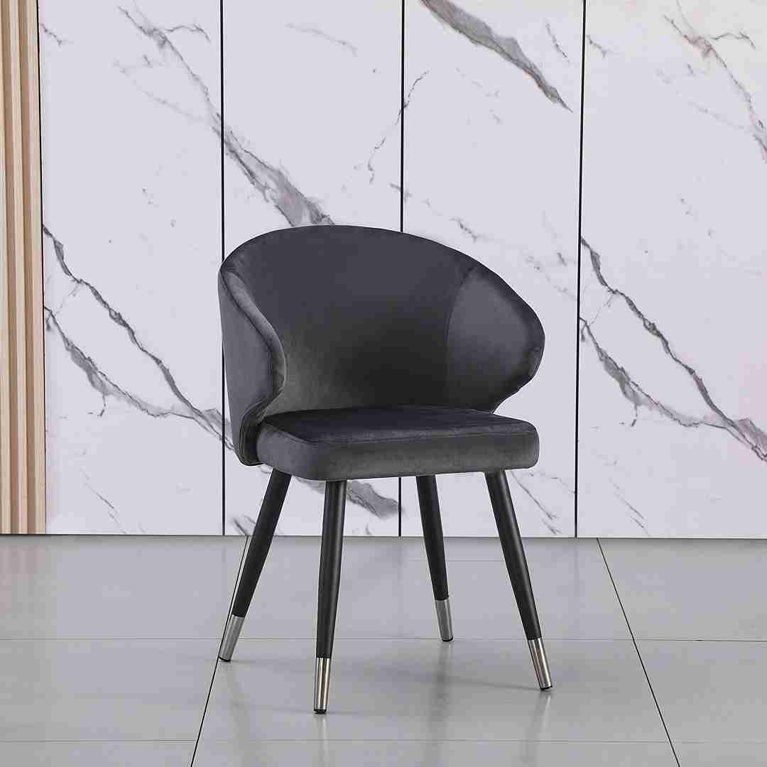 Harvey Scoop Chair, Grey