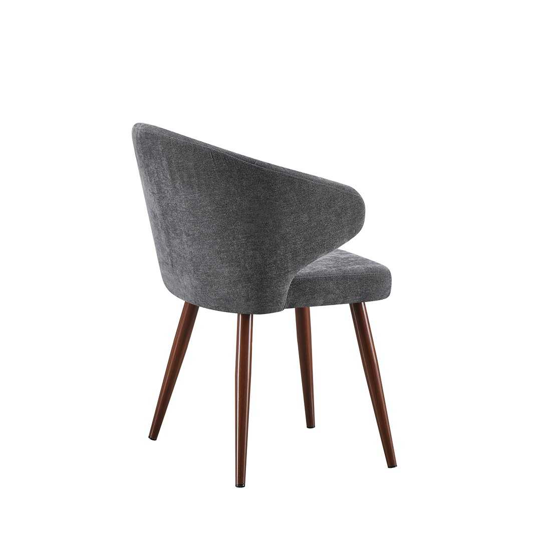 Harvey Scoop Chair, Grey