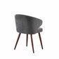 Harvey Scoop Chair, Grey
