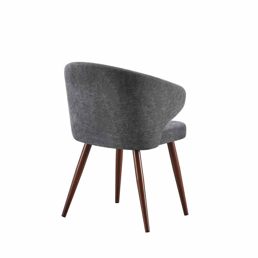 Harvey Scoop Chair, Grey