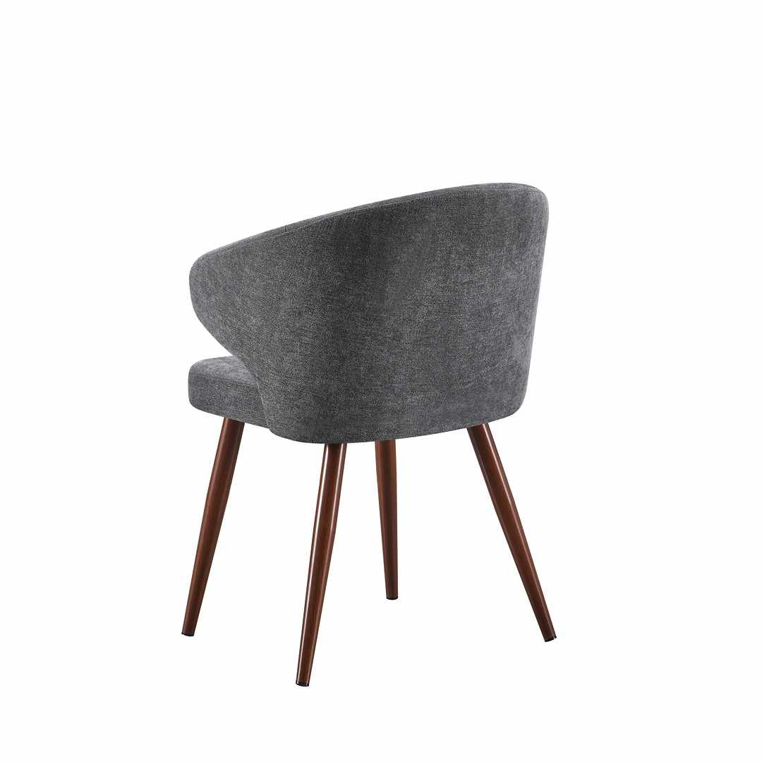 Harvey Scoop Chair, Grey
