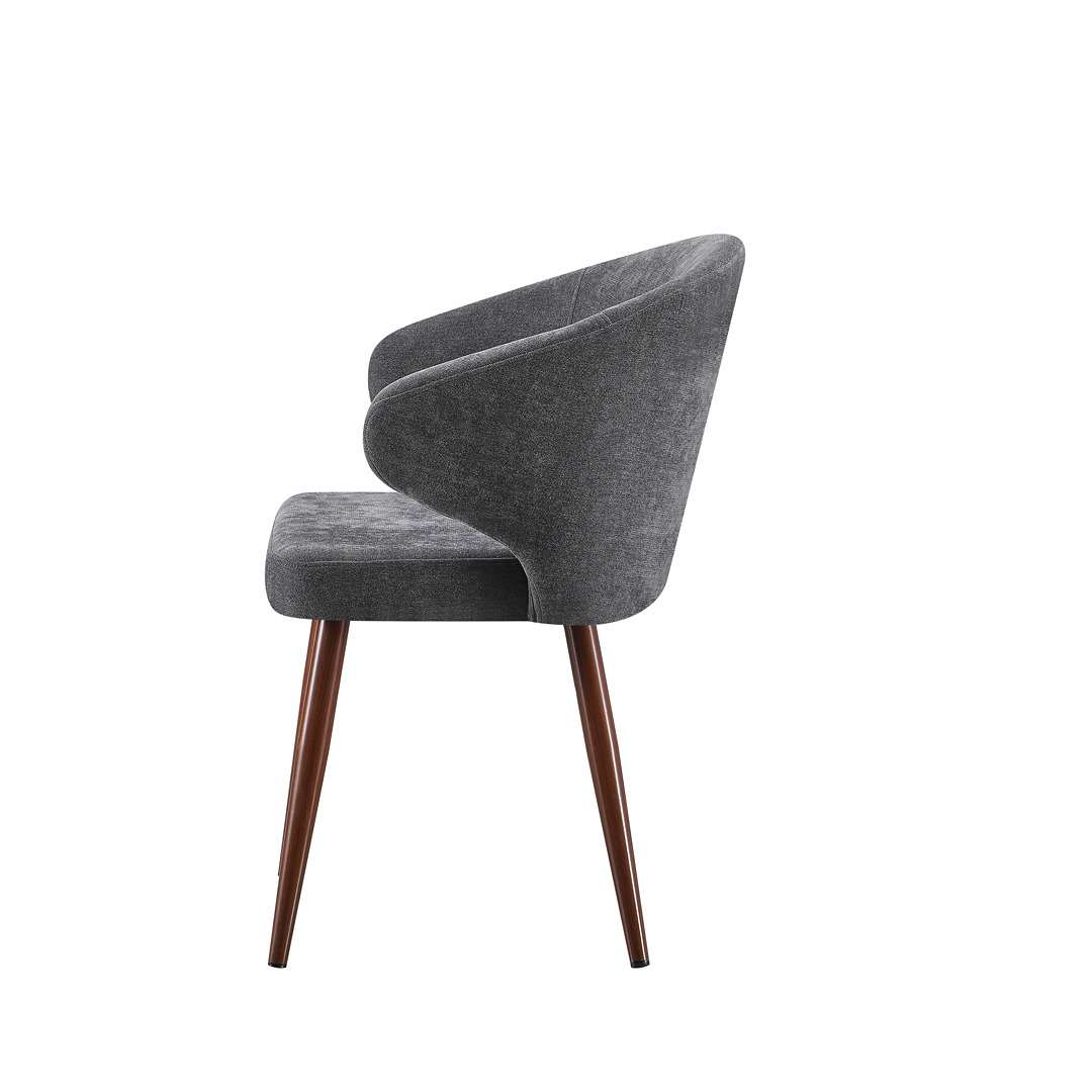Harvey Scoop Chair, Grey