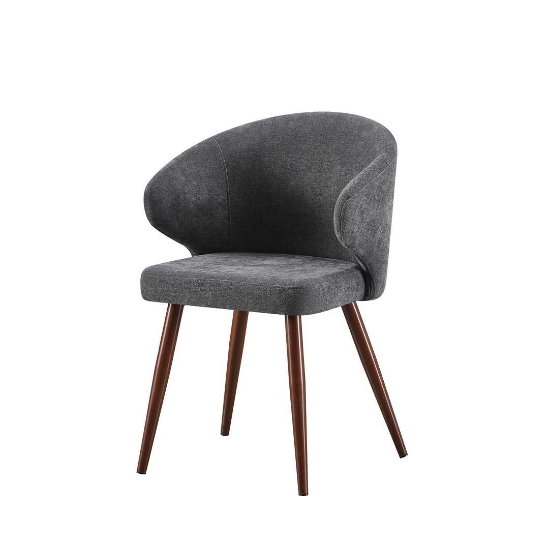 Harvey Scoop Chair, Grey