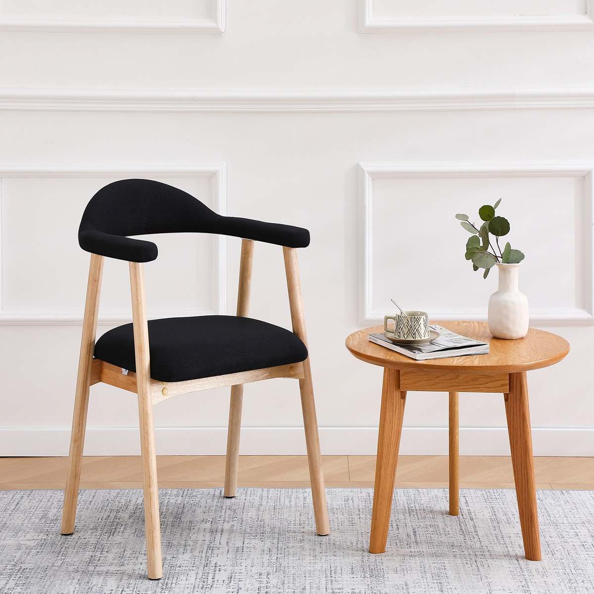 Hendrix Chair, Hervey22 Black