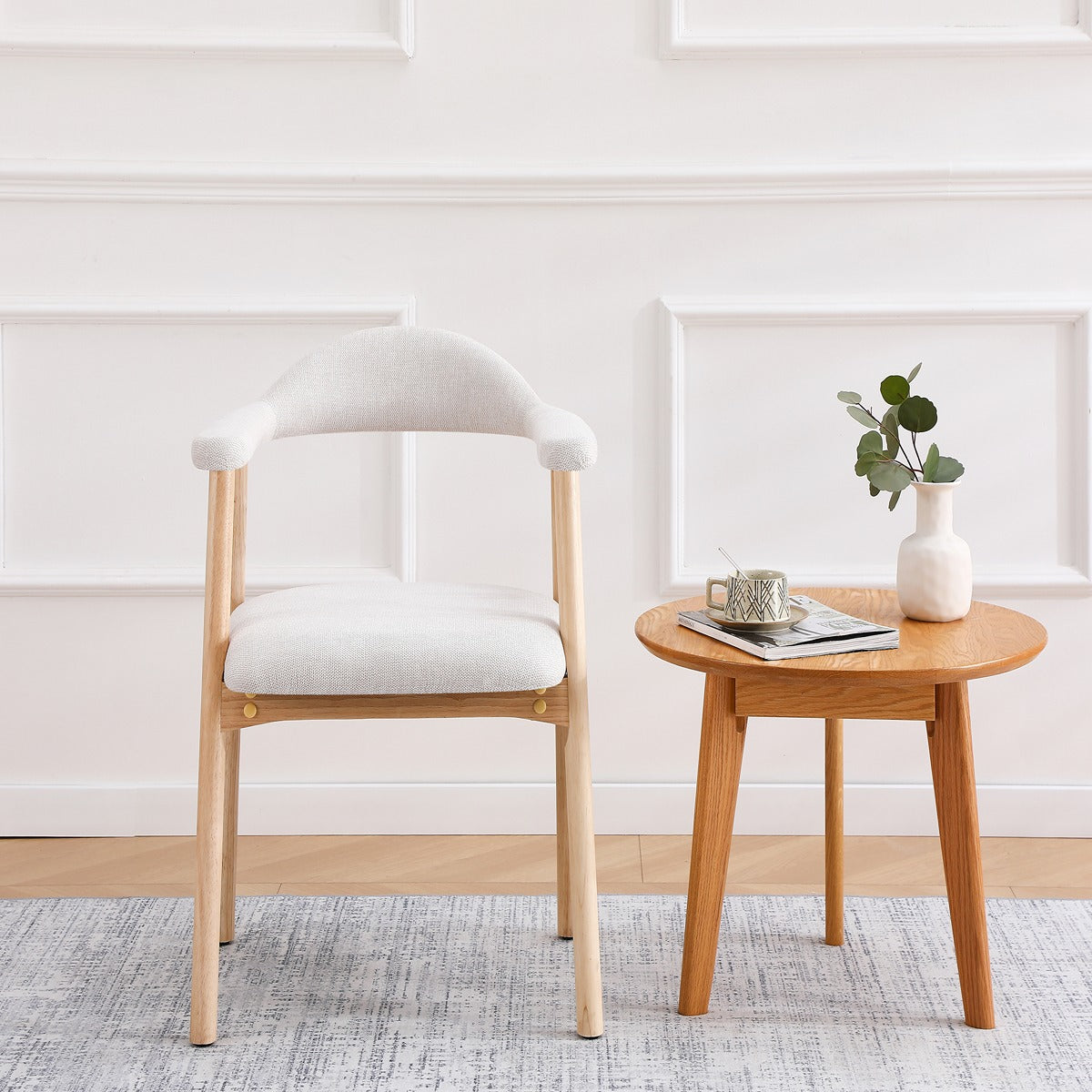 Hendrix Chair, Hervey22 White