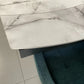 Semi Infinity Marble Effect Dining Set with Francis Chairs