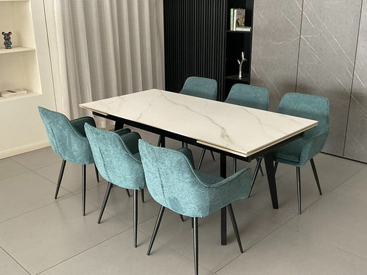 Newport Dining Set White