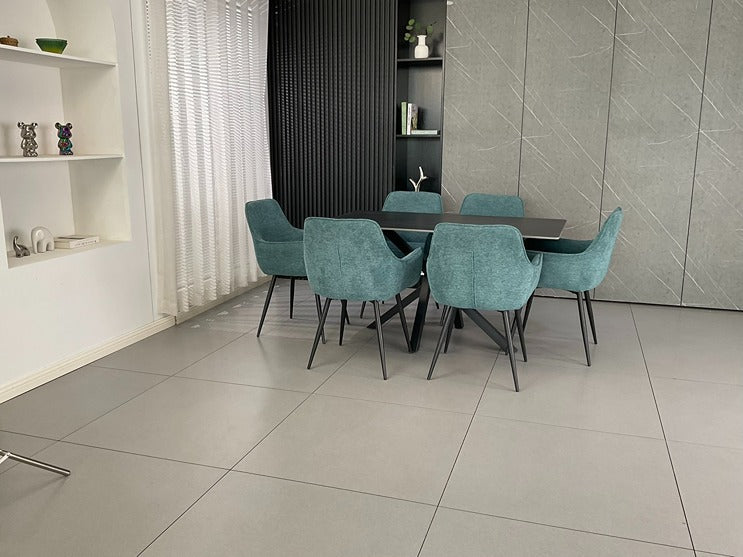 Joshua Ceramic Dining Set Black