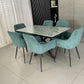 Joshua Ceramic Dining Set Onyx Green