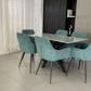 Joshua Ceramic Dining Set Onyx Green