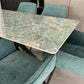 Joshua Ceramic Dining Set Onyx Green