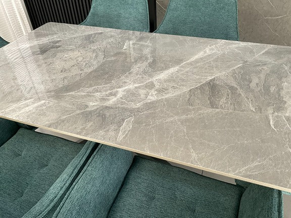 Joshua Ceramic Dining Set Grey