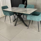 Joshua Ceramic Dining Set Grey
