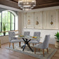 Joshua Dining Set with 4 Serena Chairs