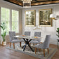 Joshua Dining Set with 4 Serena Chairs