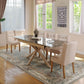 Oxford Beech with 6 Delta Chairs Dining Set
