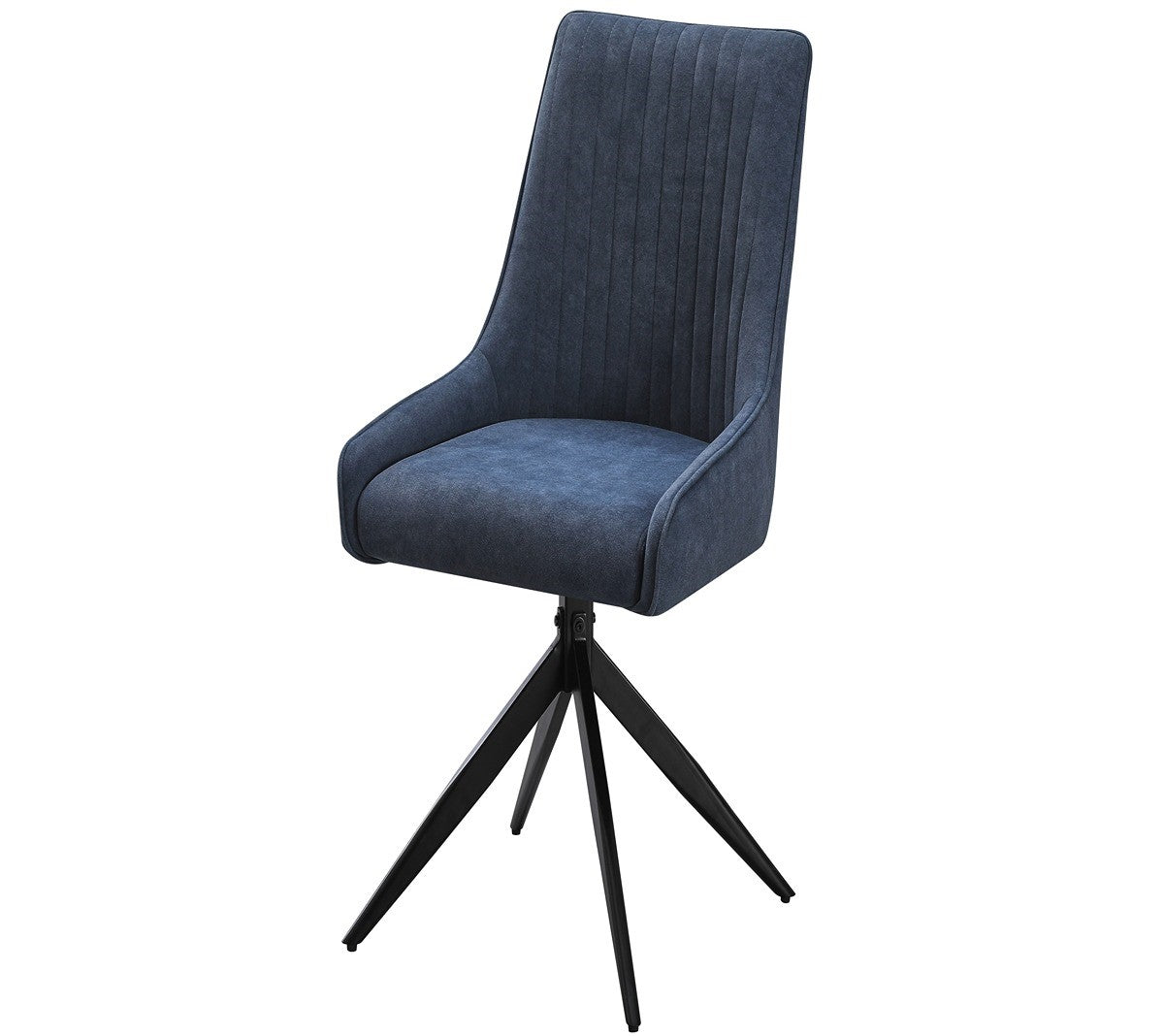 Russell Dining Chair with 360 Executive Spin Bark Blue