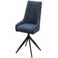 Russell Dining Chair with 360 Executive Spin Bark Blue