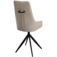 Russell Dining Chair with 360 Executive Spin Beige
