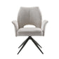 Tulip with Executive Spin (with armrest)  ( 360 Auto return spin) Creamy White