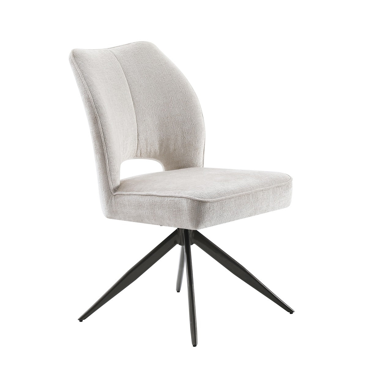 Tulip with Executive Spin (without armrest)  ( 360 Auto return spin) Creamy White
