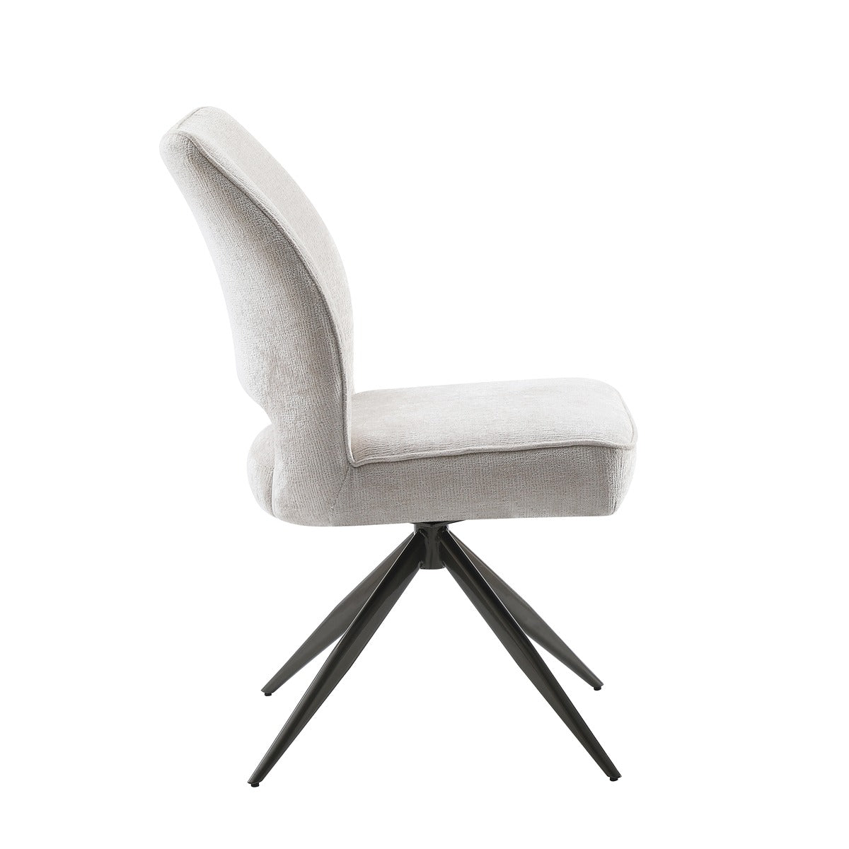 Tulip with Executive Spin (without armrest)  ( 360 Auto return spin) Creamy White