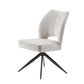 Tulip with Executive Spin (without armrest)  ( 360 Auto return spin) Creamy White