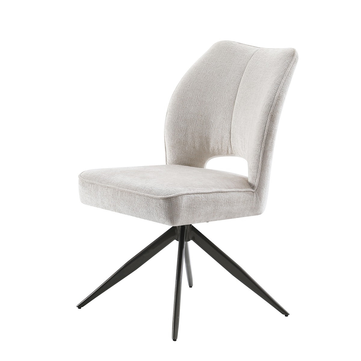 Tulip with Executive Spin (without armrest)  ( 360 Auto return spin) Creamy White