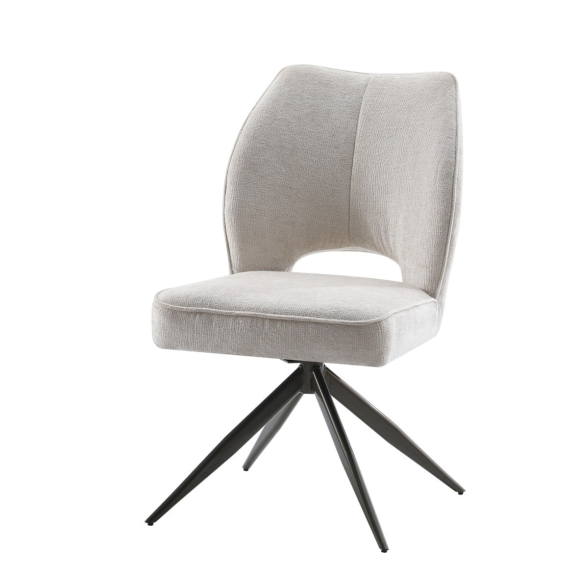 Tulip with Executive Spin (without armrest)  ( 360 Auto return spin) Creamy White