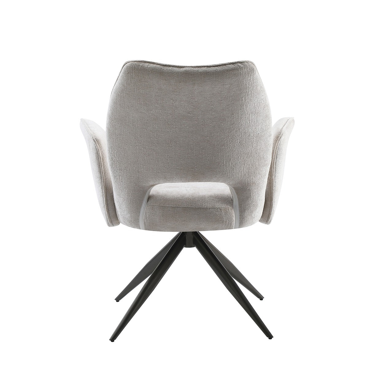 Tulip with Executive Spin (with armrest)  ( 360 Auto return spin) Creamy White